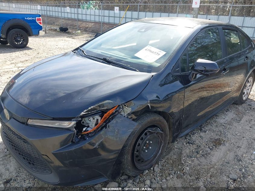 2020 Toyota Corolla Le VIN: JTDEPRAE8LJ026182 Lot: 43966539