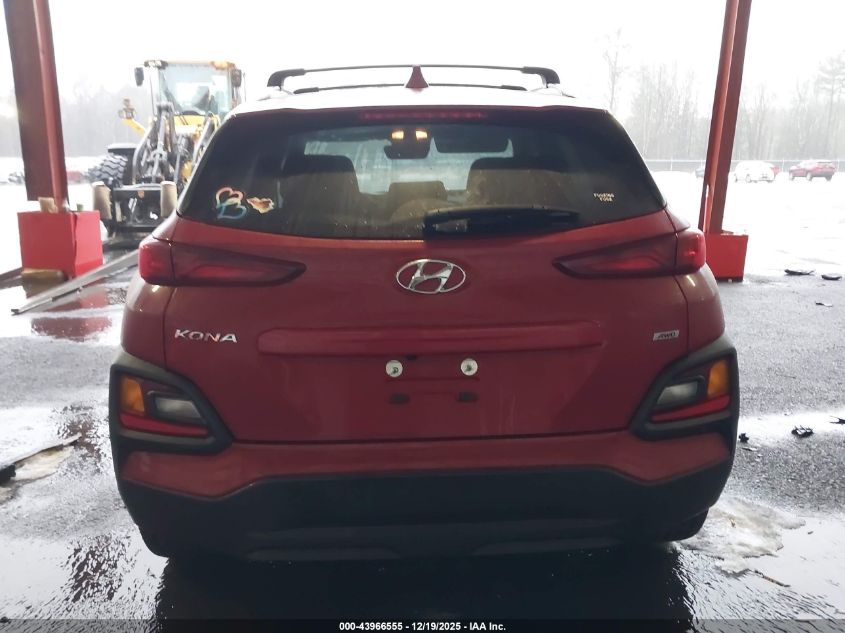 2021 Hyundai Kona Sel Plus VIN: KM8K6CAA1MU600259 Lot: 43966555