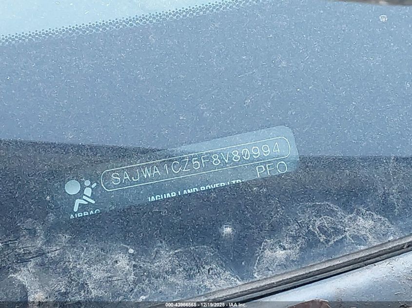 2015 Jaguar Xj VIN: SAJWA1CZ5F8V80994 Lot: 43966565