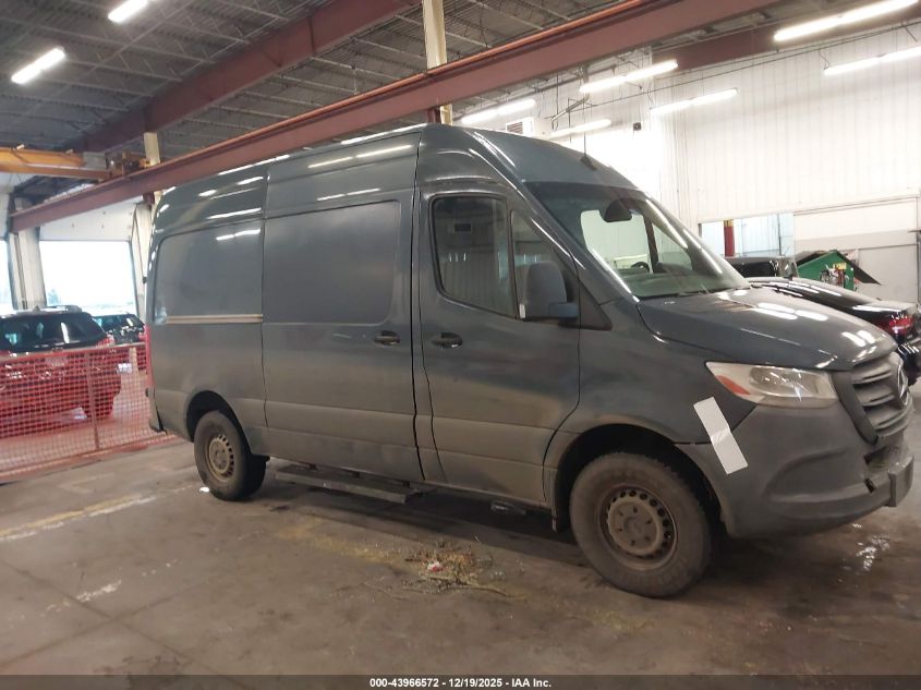 2019 Mercedes-Benz Sprinter 2500 Standard Roof V6 VIN: WD4PF0CD3KP053299 Lot: 43966572