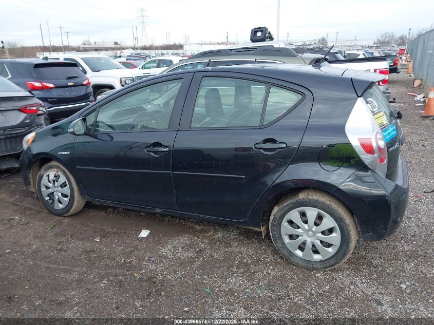 2014 Toyota Prius C One VIN: JTDKDTB33E1064041 Lot: 43966574