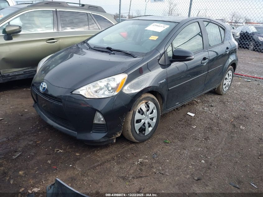 2014 Toyota Prius C One VIN: JTDKDTB33E1064041 Lot: 43966574