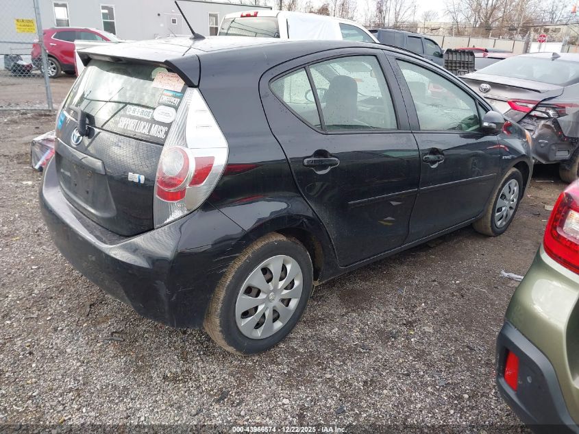 2014 Toyota Prius C One VIN: JTDKDTB33E1064041 Lot: 43966574