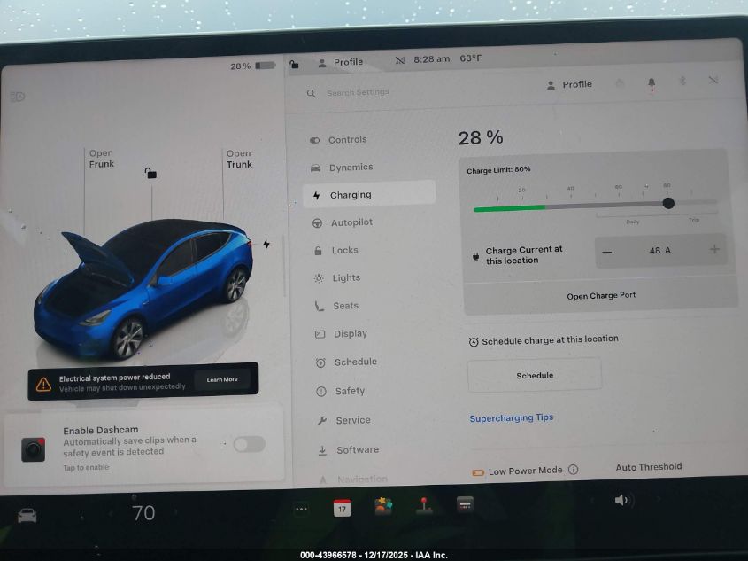 2024 Tesla Model Y Long Range Dual Motor All-Wheel Drive/Rwd VIN: 7SAYGDED7RF045844 Lot: 43966578