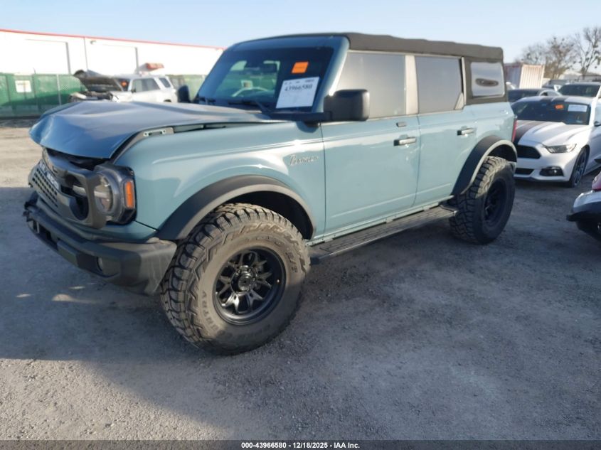 2021 Ford Bronco Big Bend VIN: 1FMDE5BH8MLA97242 Lot: 43966580