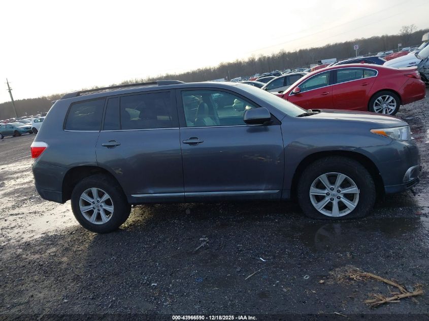 2012 Toyota Highlander Se V6 VIN: 5TDBK3EHXCS121798 Lot: 43966590