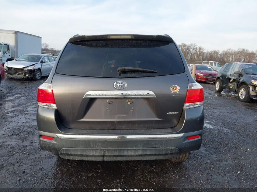 2012 Toyota Highlander Se V6 VIN: 5TDBK3EHXCS121798 Lot: 43966590