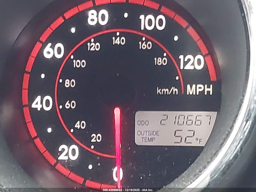 2006 Toyota Matrix Xr VIN: 2T1LR32E96C562460 Lot: 43966602