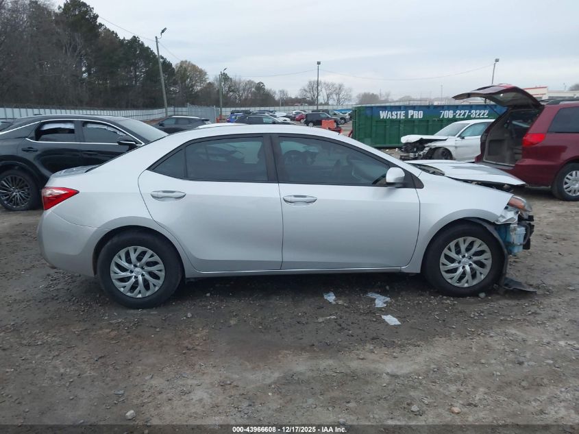 2019 Toyota Corolla Le VIN: 2T1BURHE8KC134684 Lot: 43966608