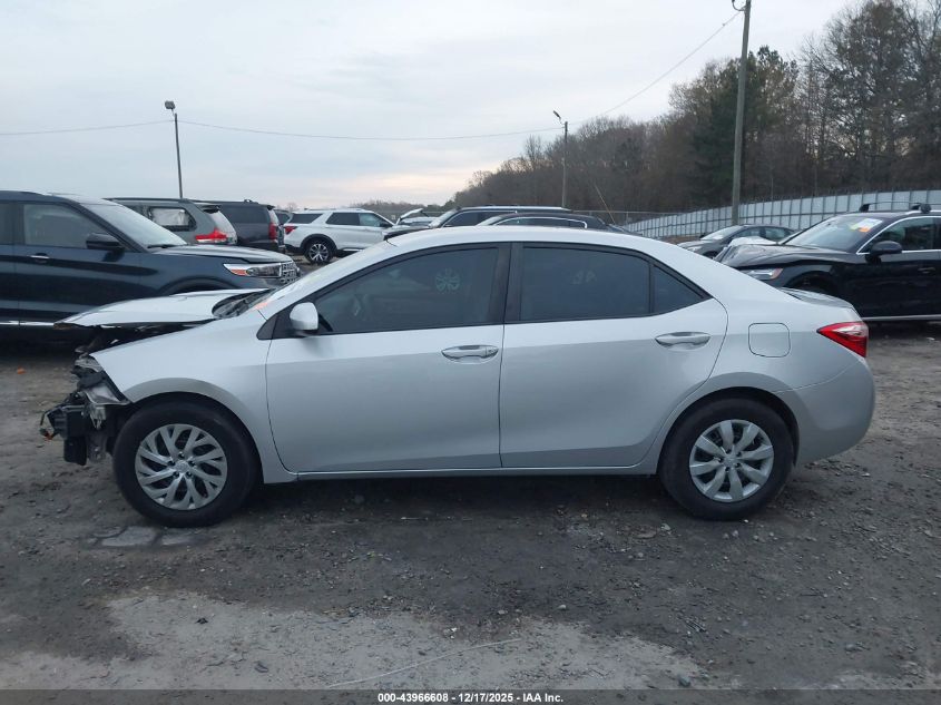 2019 Toyota Corolla Le VIN: 2T1BURHE8KC134684 Lot: 43966608