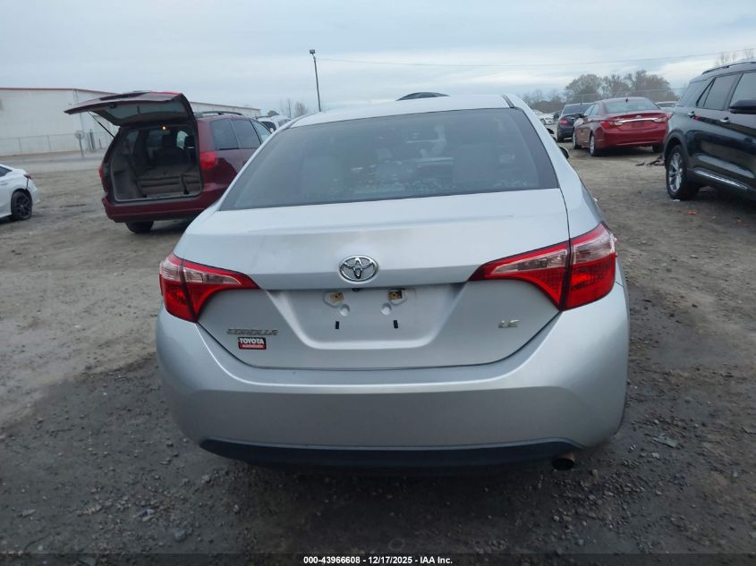 2019 Toyota Corolla Le VIN: 2T1BURHE8KC134684 Lot: 43966608