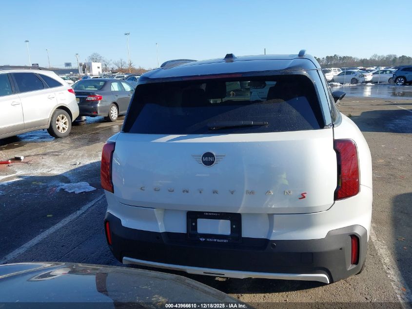 2025 Mini Countryman Cooper S VIN: WMZ23GA09S7R15625 Lot: 43966610