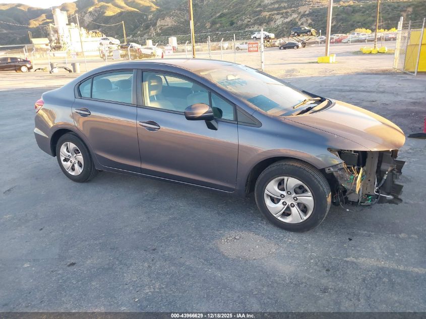 2015 Honda Civic Lx VIN: 2HGFB2F52FH565228 Lot: 43966629