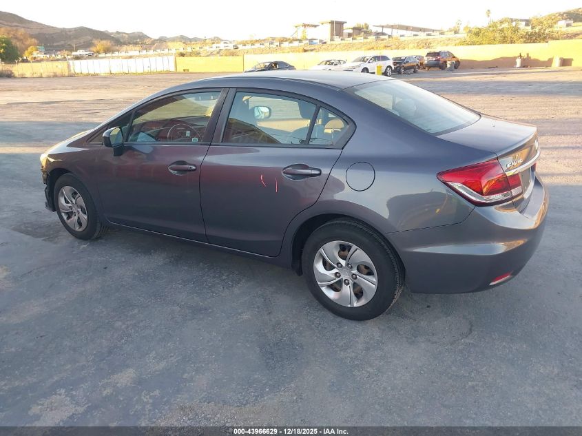 2015 Honda Civic Lx VIN: 2HGFB2F52FH565228 Lot: 43966629