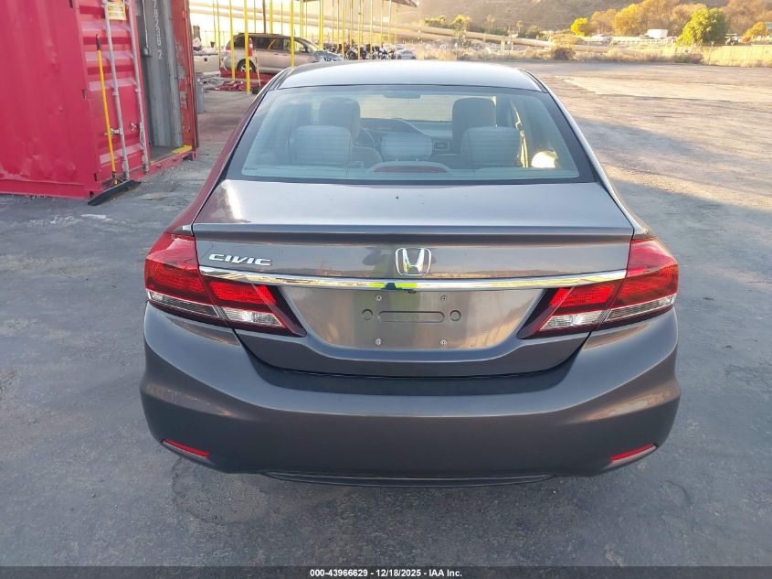 2015 Honda Civic Lx VIN: 2HGFB2F52FH565228 Lot: 43966629