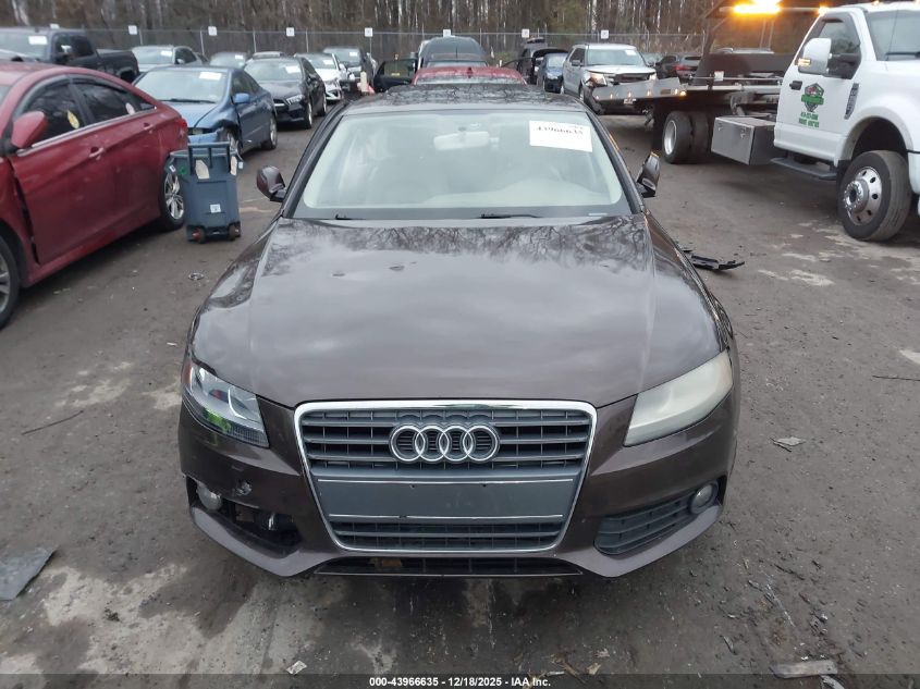 2011 Audi A4 2.0T Premium VIN: WAUBFAFL5BN042469 Lot: 43966635