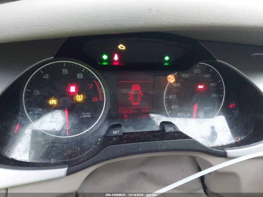 2011 Audi A4 2.0T Premium VIN: WAUBFAFL5BN042469 Lot: 43966635