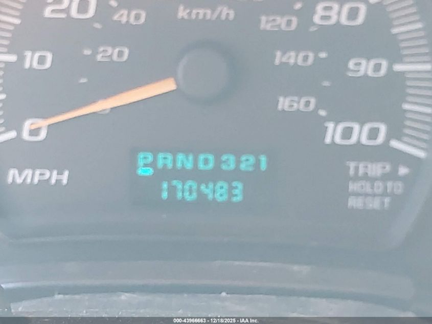 2007 Chevrolet Express Work Van VIN: 1GCGG25V971210031 Lot: 43966663