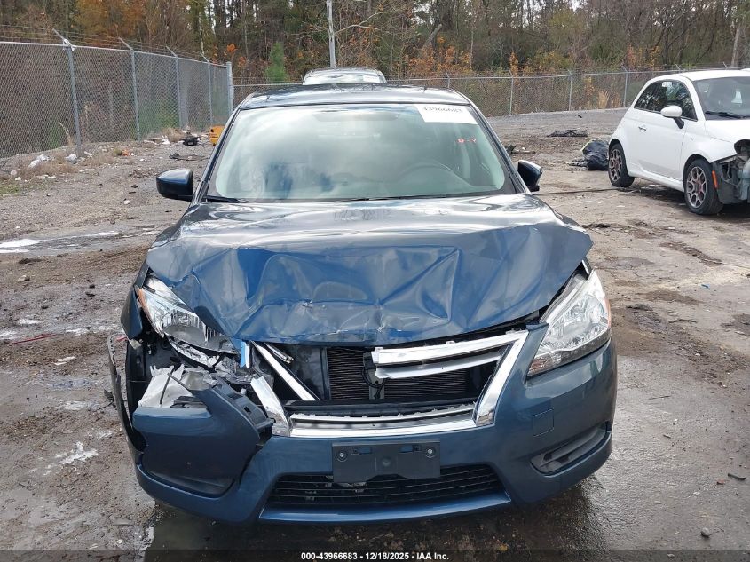 2015 Nissan Sentra Sv VIN: 3N1AB7APXFL691023 Lot: 43966683