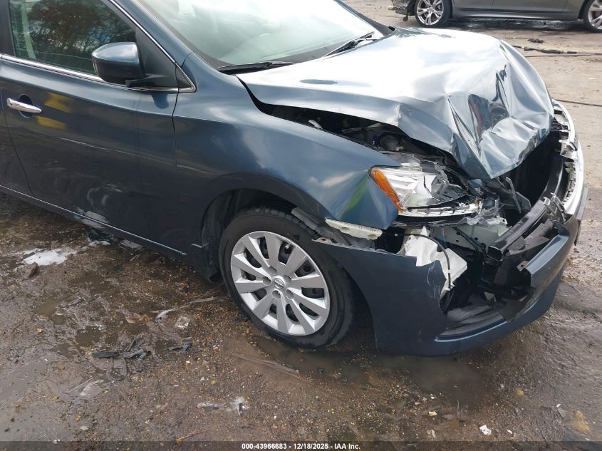 2015 Nissan Sentra Sv VIN: 3N1AB7APXFL691023 Lot: 43966683