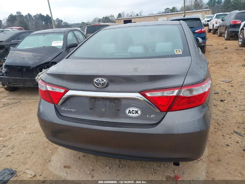 2016 Toyota Camry Le VIN: 4T4BF1FKXGR553796 Lot: 43966688