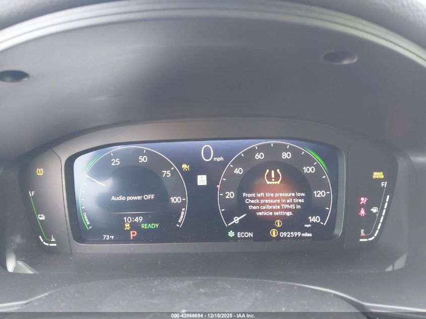 2025 Honda Civic Hybrid Sport/Sport Touring VIN: 2HGFE4F80SH301724 Lot: 43966694