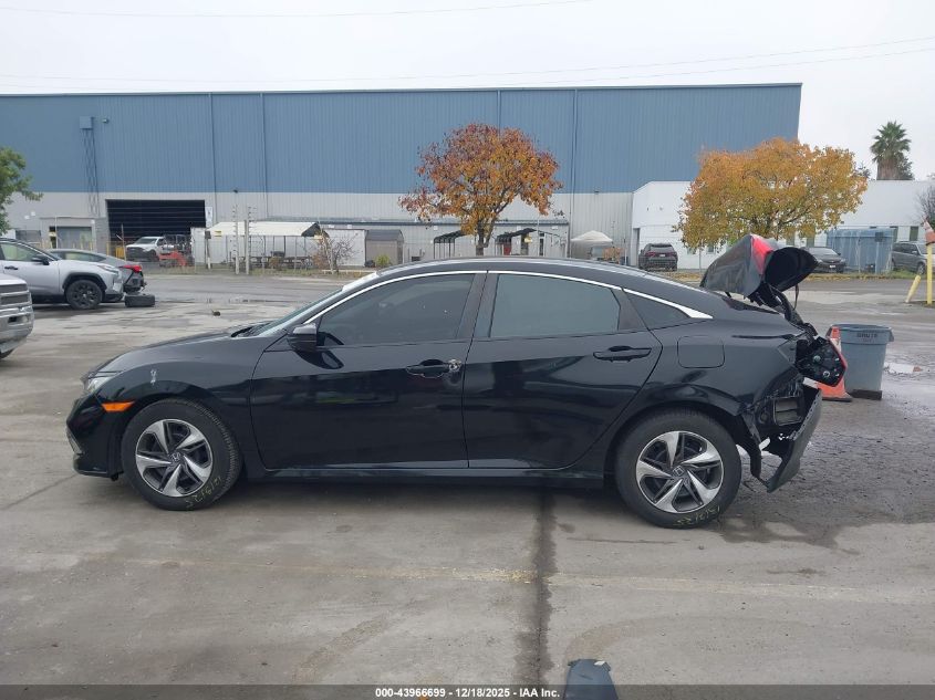 2019 Honda Civic Lx VIN: 19XFC2F69KE202287 Lot: 43966699