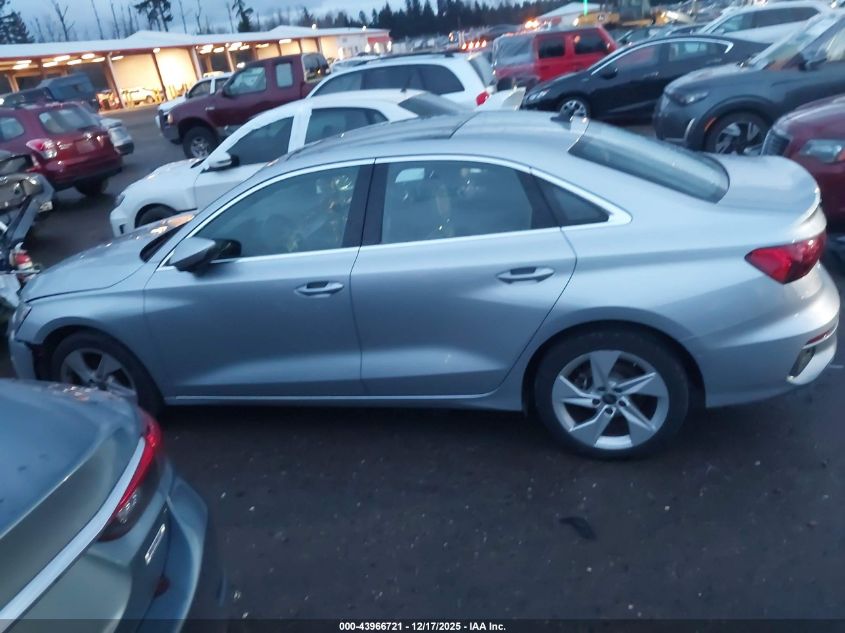 2024 Audi A3 Premium 40 Tfsi Front-Wheel Drive S Tronic VIN: WAUAUDGY7RA112505 Lot: 43966721