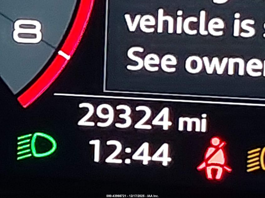 2024 Audi A3 Premium 40 Tfsi Front-Wheel Drive S Tronic VIN: WAUAUDGY7RA112505 Lot: 43966721