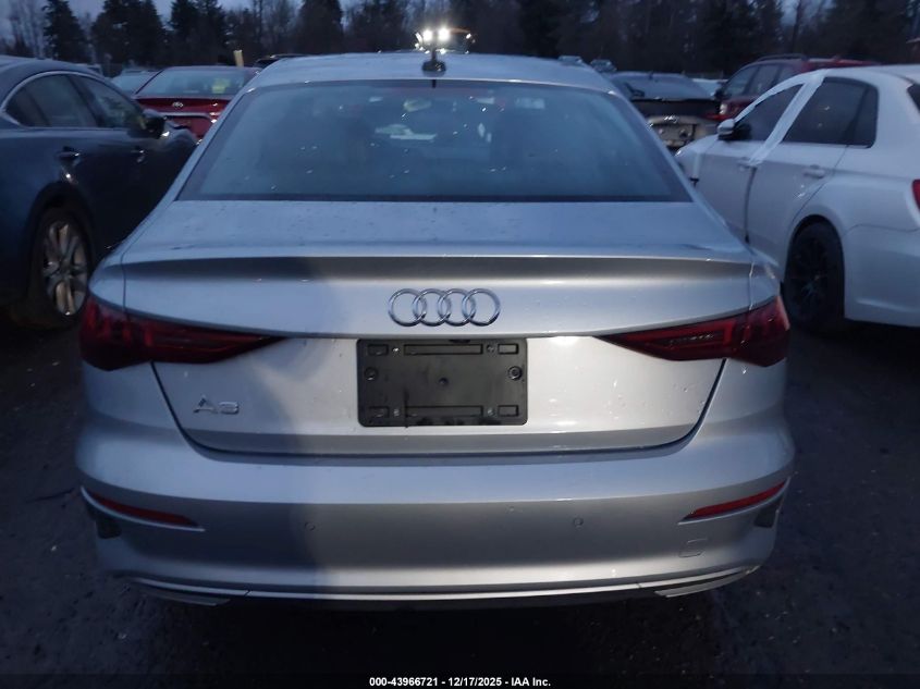 2024 Audi A3 Premium 40 Tfsi Front-Wheel Drive S Tronic VIN: WAUAUDGY7RA112505 Lot: 43966721