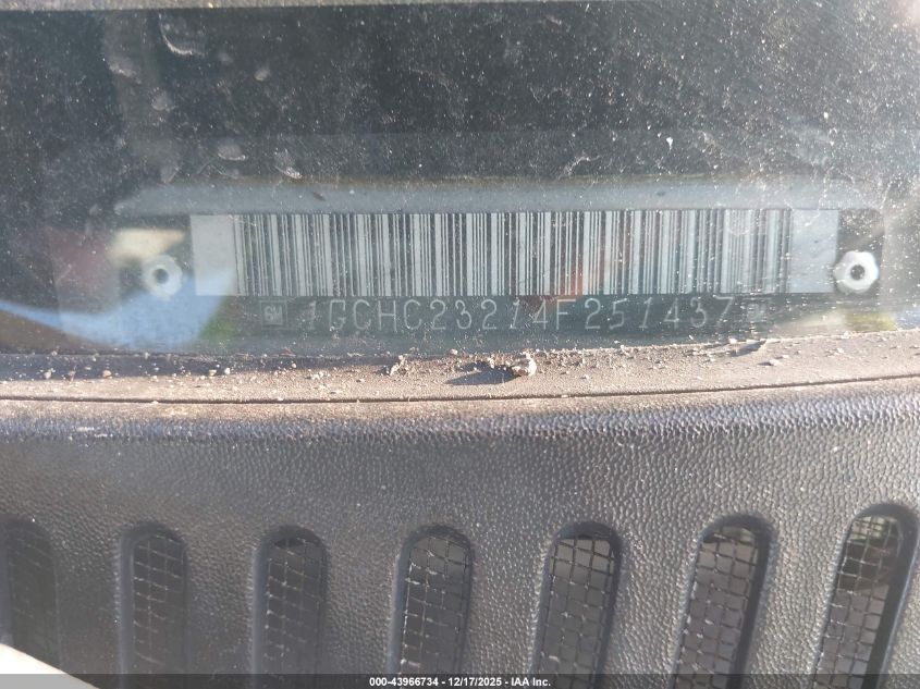 2004 Chevrolet Silverado 2500Hd Work Truck VIN: 1GCHC23214F251437 Lot: 43966734