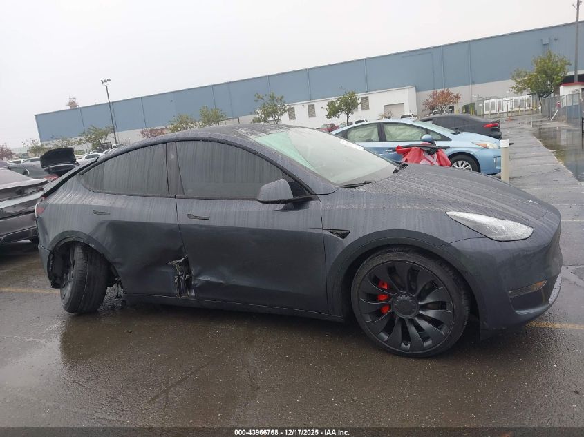 2023 Tesla Model Y Performance Dual Motor All-Wheel Drive VIN: 7SAYGDEF5PF947682 Lot: 43966768