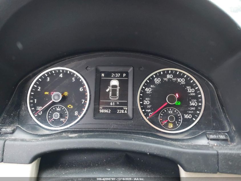 2015 Volkswagen Tiguan Se VIN: WVGBV7AX3FW561938 Lot: 43966769