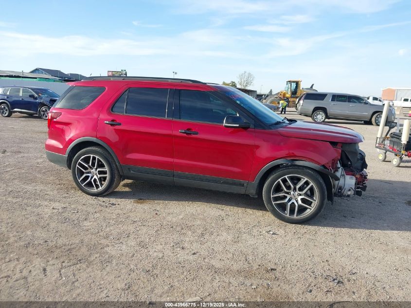 2017 Ford Explorer Sport VIN: 1FM5K8GT8HGE37046 Lot: 43966775