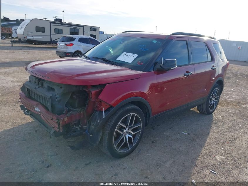 2017 Ford Explorer Sport VIN: 1FM5K8GT8HGE37046 Lot: 43966775