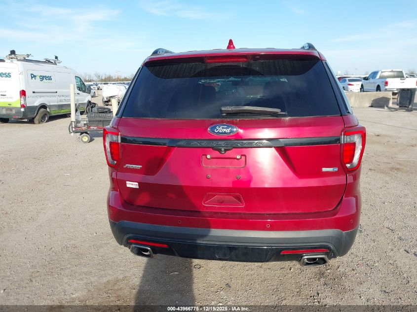 2017 Ford Explorer Sport VIN: 1FM5K8GT8HGE37046 Lot: 43966775