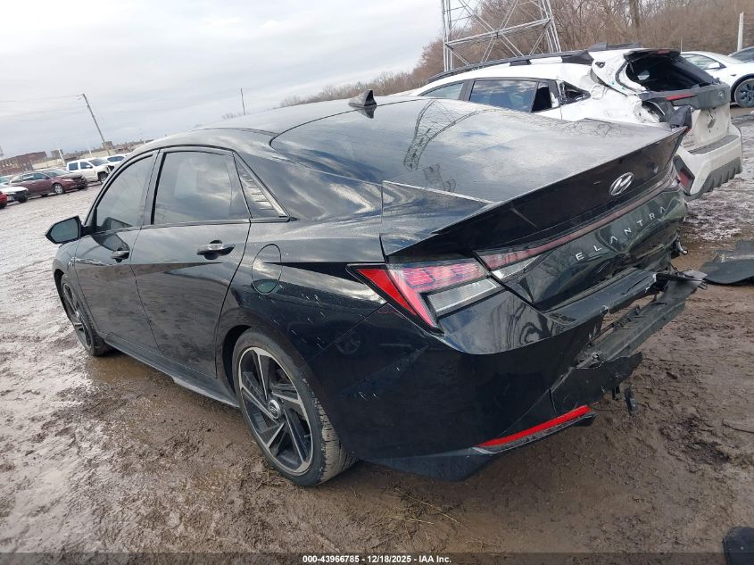 2022 Hyundai Elantra N Line VIN: KMHLR4AF6NU362455 Lot: 43966785