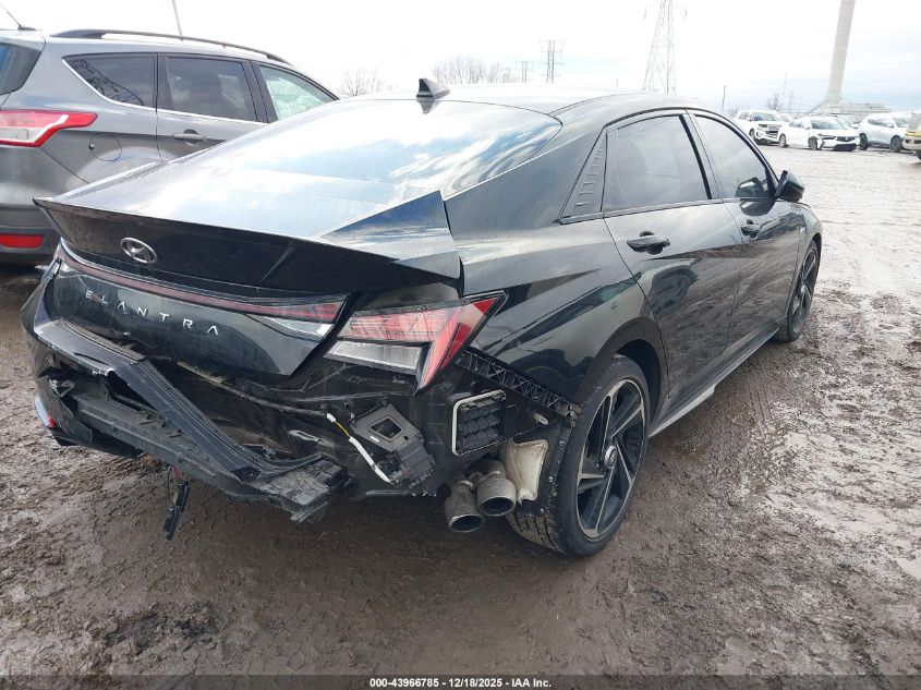 2022 Hyundai Elantra N Line VIN: KMHLR4AF6NU362455 Lot: 43966785