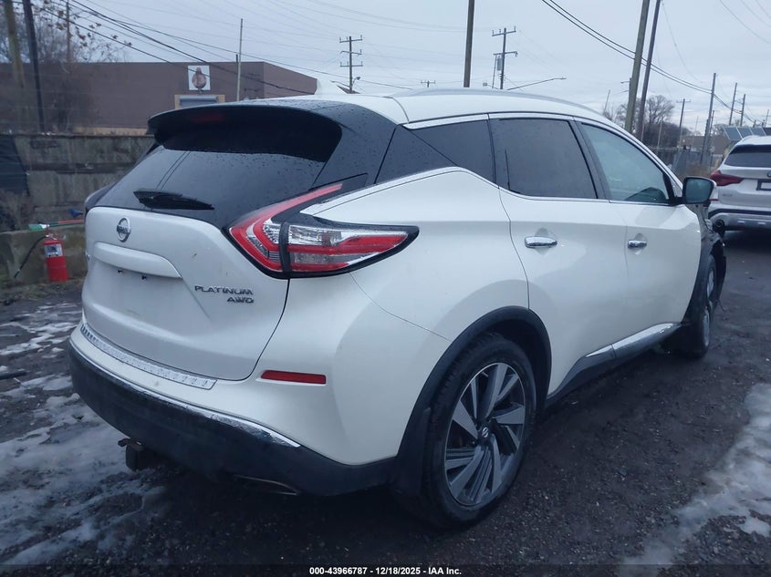 2017 Nissan Murano Platinum/S/Sl/Sv