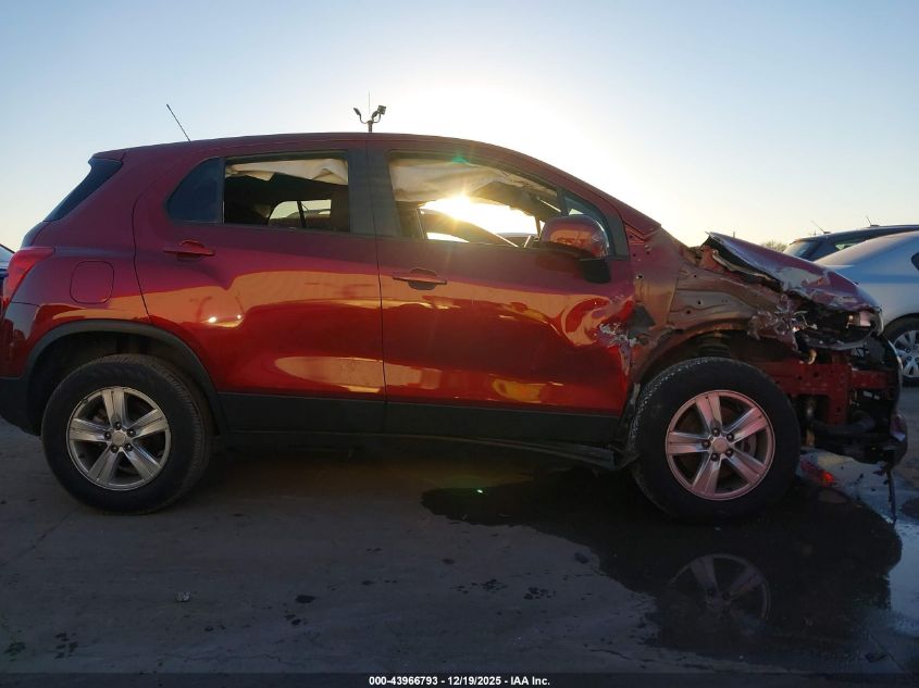 2022 Chevrolet Trax Awd Ls VIN: KL7CJNSM0NB503401 Lot: 43966793