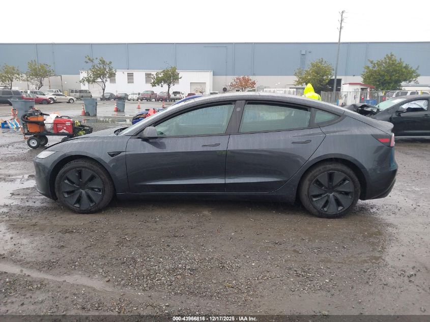 2025 Tesla Model 3 Long Range Rear-Wheel Drive/Standard Rear-Wheel Drive VIN: 5YJ3E1EA1SF039495 Lot: 43966816