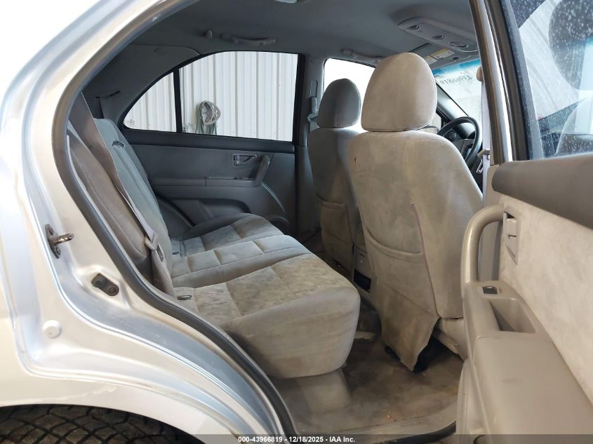 2005 Kia Sorento Ex/Lx VIN: KNDJC733355426026 Lot: 43966819