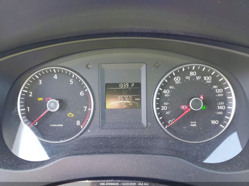 2012 Volkswagen Jetta 2.5L Se VIN: 3VWDP7AJ3CM350413 Lot: 43966825