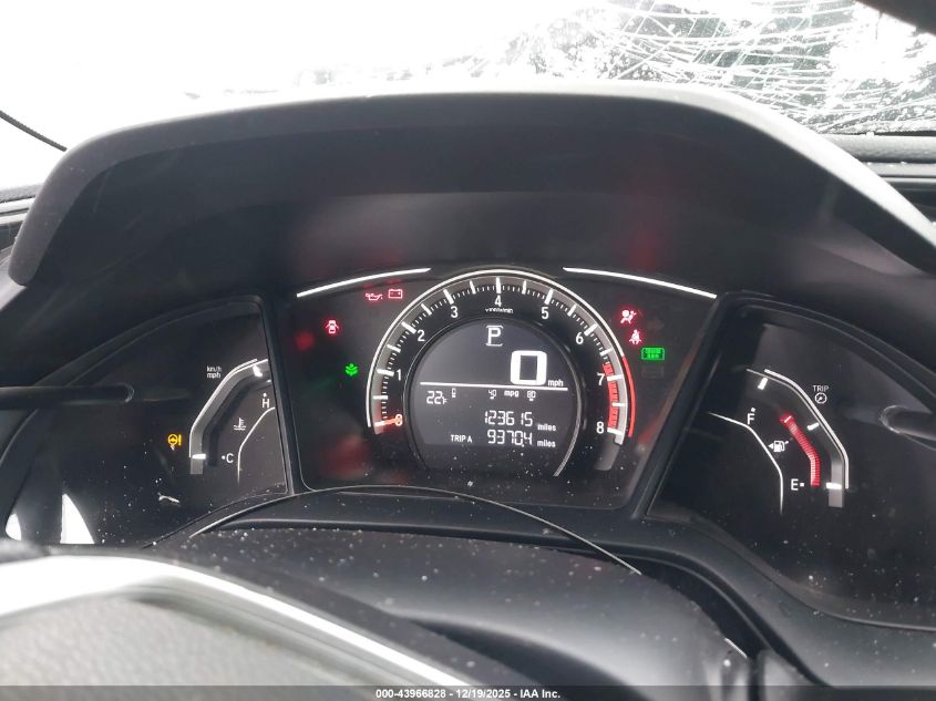 2018 Honda Civic Lx VIN: 19XFC2F52JE032389 Lot: 43966828