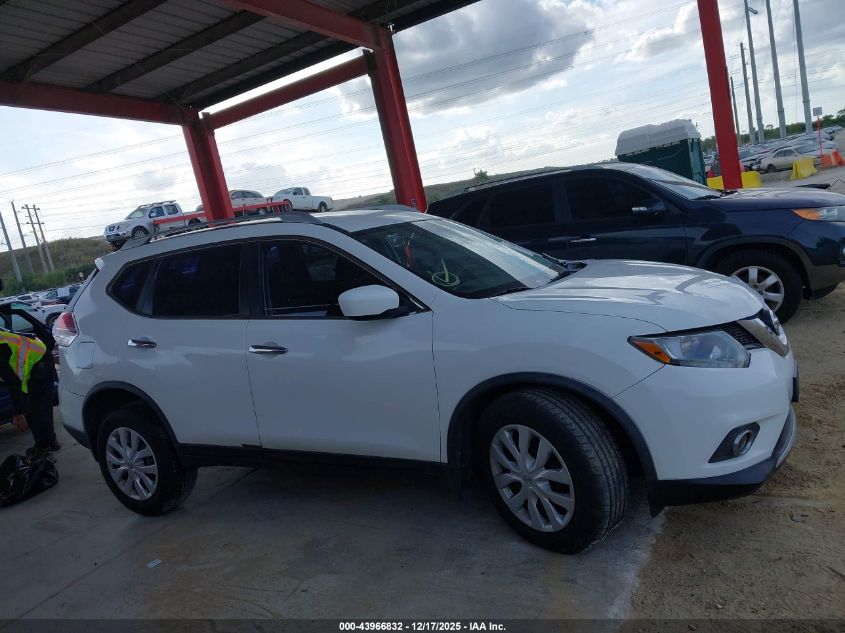 2016 Nissan Rogue S VIN: JN8AT2MT8GW012307 Lot: 43966832