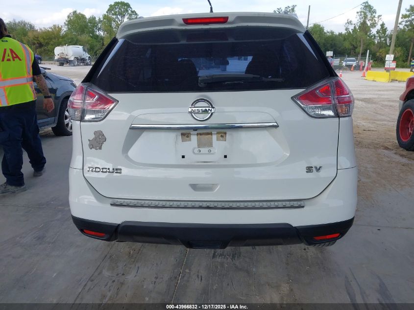 2016 Nissan Rogue S VIN: JN8AT2MT8GW012307 Lot: 43966832