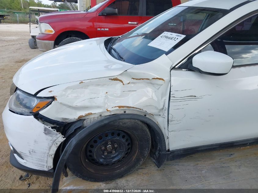 2016 Nissan Rogue S VIN: JN8AT2MT8GW012307 Lot: 43966832