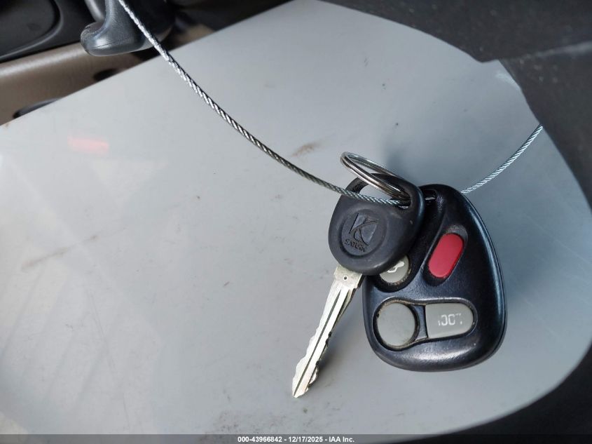 2001 Saturn Sl1 VIN: 1G8ZH52821Z332934 Lot: 43966842