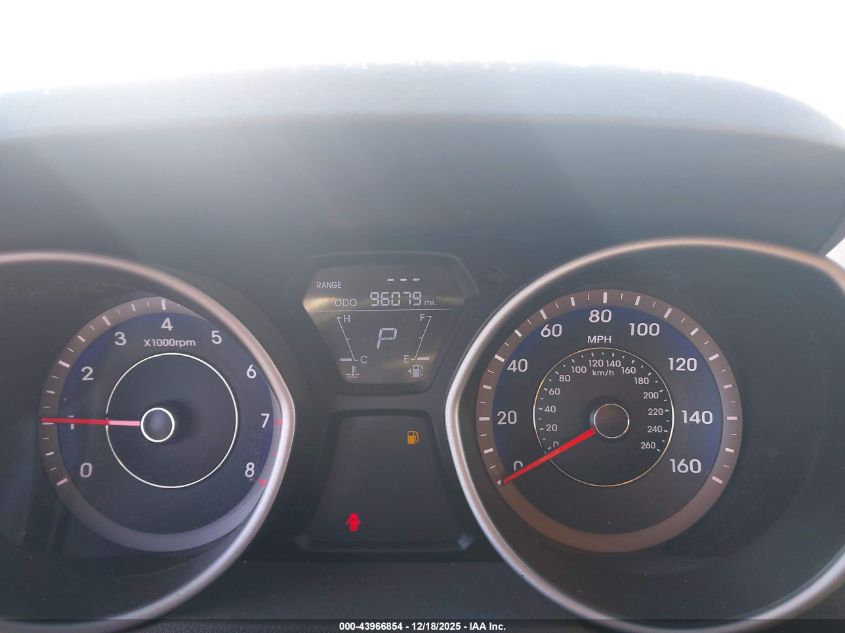 2013 Hyundai Elantra Se VIN: KMHDH6AE3DU002522 Lot: 43966854