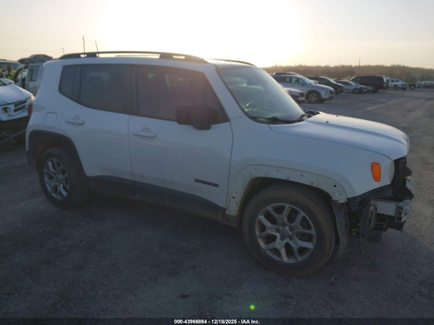 2018 Jeep Renegade Latitude Fwd VIN: ZACCJABB6JPH77101 Lot: 43966864